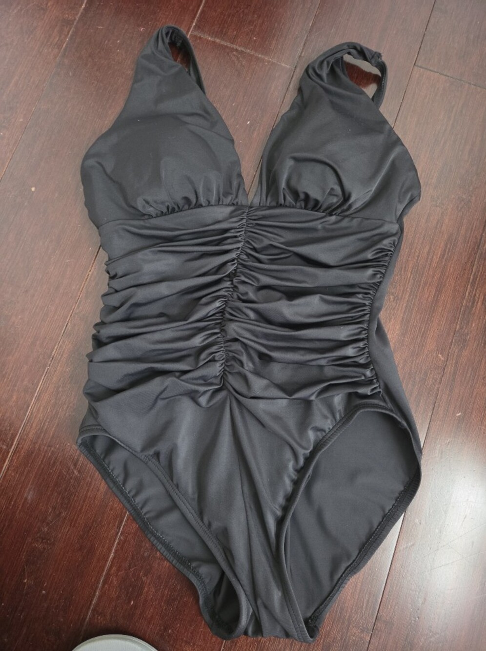 Womens DreamSuit One Piece Black Bathing Suit. Size Small